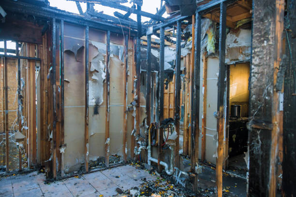 Professional Fire Damage Restoration technician working in Fordyce, AR